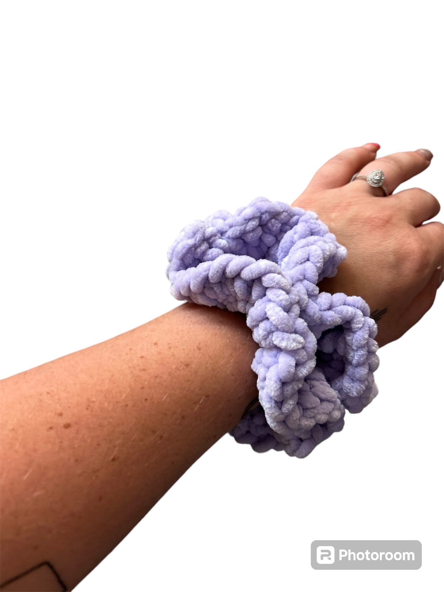 2 Lilac Scrunchie